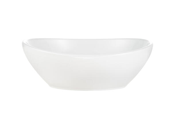 Toppmontert Servant LOLA WHITE 40x14x33 cm - Hvit