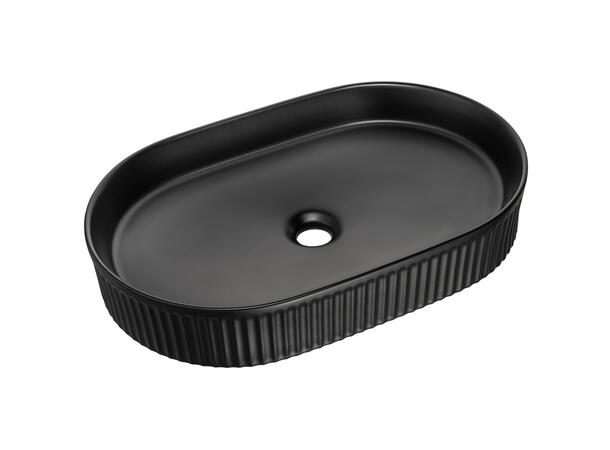 Toppmontert Servant  BEYOND 3 BLACK 56x10x36 cm - Svart matt