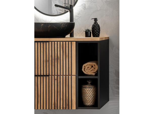 Underskap  XILO BLACK 20 cm 20x44x57