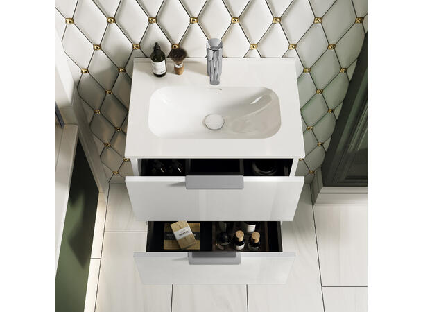 Underskap m/servant  50 cm 51x36x55 - Hvit