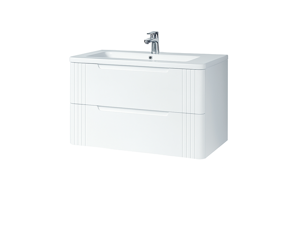 Underskap med servant FIJI WHITE 100 cm 100x46x62 - 2 Skuffer