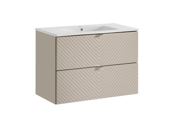 Underskap med servant VIVA CASHMERE 80 80x39x57- 2 Skuffer