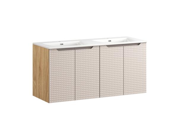 Underskap med servant  LUXOR BEIGE 120 120x46x57 - m/4 dør