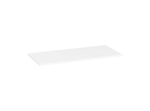Benkeplate FRI FORM LIVA 100 cm 100x45x1,8 - Hvit matt