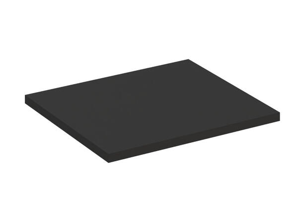 Benkeplate  BLACK 60 cm 60x2,5x46 - Svart matt