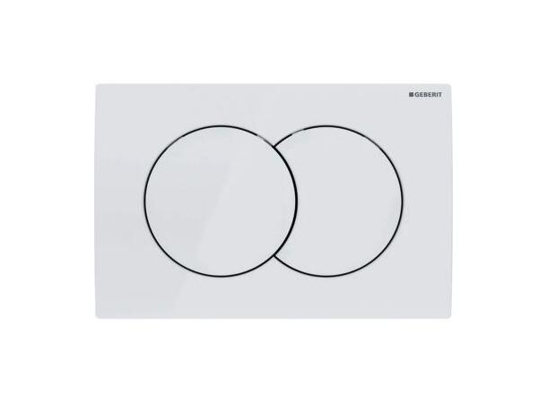 Betjeningsplate Geberit Delta20 Hvit