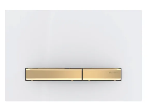 Geberit Sigma50 betjeningsplate Til dobbeltskyll, hvit