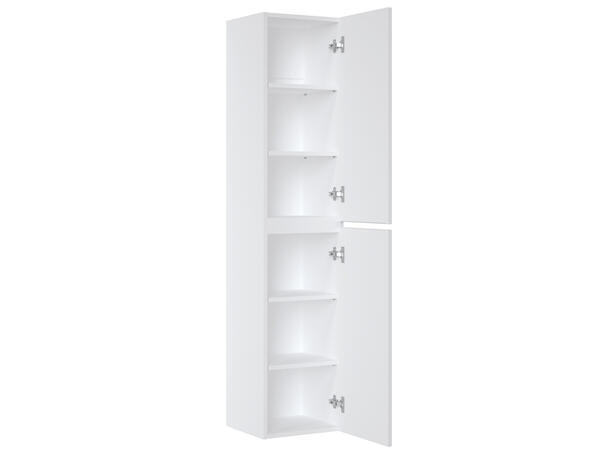 Høyskap ICONIC WHITE H = 160 cm  m/2 dør