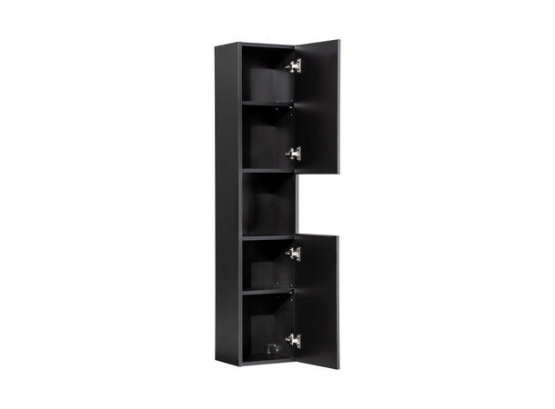 Høyskap NOVA BLACK H = 140 cm  m/2 dør