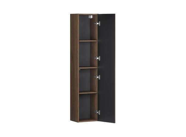 Høyskap TERRA VILLA H = 140 cm m/1 dør  Valnøtt