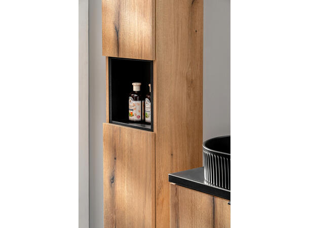 Høyskap  NOVA OAK H = 140 cm  m/2 dør