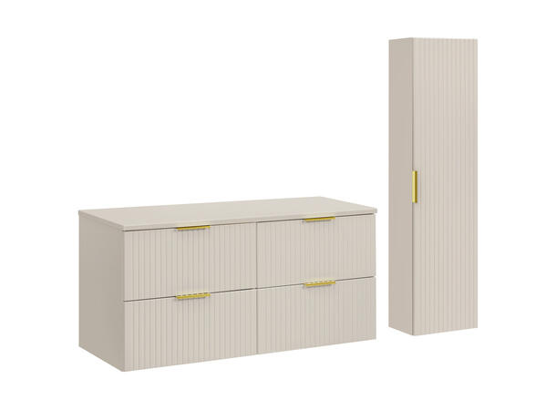 Møbelpakke ADEL CASHMERE 120 120x46x57 - 4 Skuffer