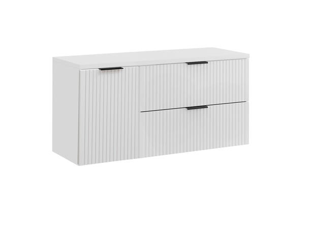 Møbelpakke  ADEL WHITE 120 120x46x57 - 2 Skuffer/1 dør