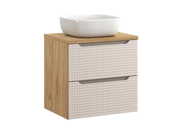 Møbelpakke  LUXOR  BEIGE 60 cm 60x46x57 - 2 Skuffer