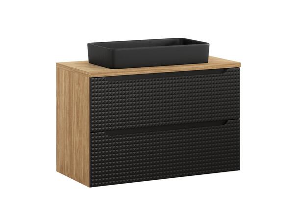 Møbelpakke  LUXOR  BLACK  90 90x46x57 - 2 Skuffer