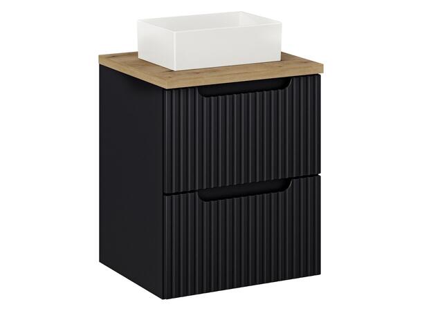 Møbelpakke  NOVA BLACK 50 cm 50x39x57- 2 Skuffer
