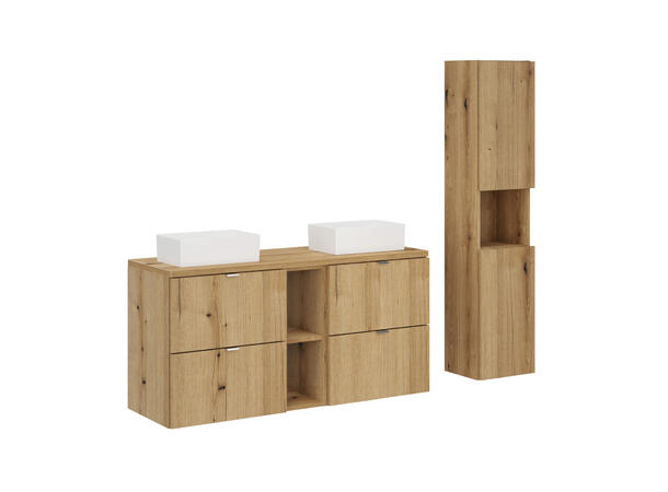 Møbelpakke  NOVA OAK 120 120x39x57 - 4 Skuffer