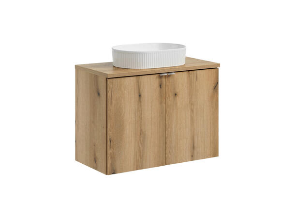 Møbelpakke  NOVA OAK 80 cm 80x39x57- m/2 dør