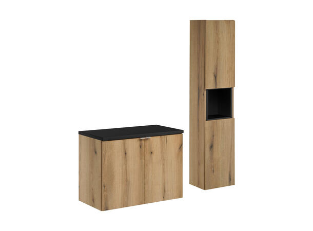Møbelpakke  NOVA OAK 80 cm 80x39x57- m/2 dør
