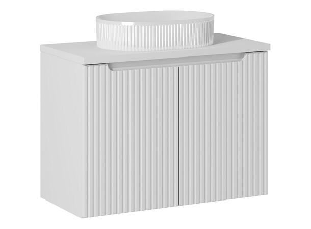 Møbelpakke  NOVA WHITE 80 cm 80x39x57- m/2 dør
