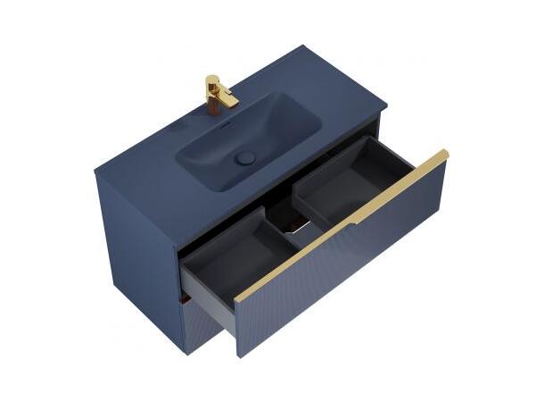 Møbelservant 100  cm 100x15x46cm - blue matt