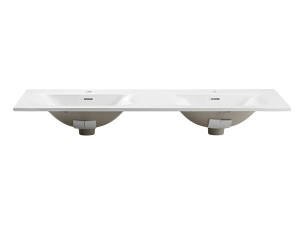 Møbelservant 120 SKY Hvit matt 121x17x46  cm - Dobbelt