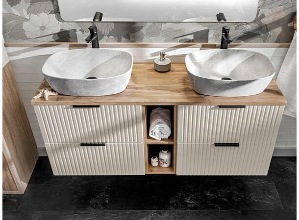 Servantskap ADEL CASHMERE  80 80x46x57 -  2 Skuffer