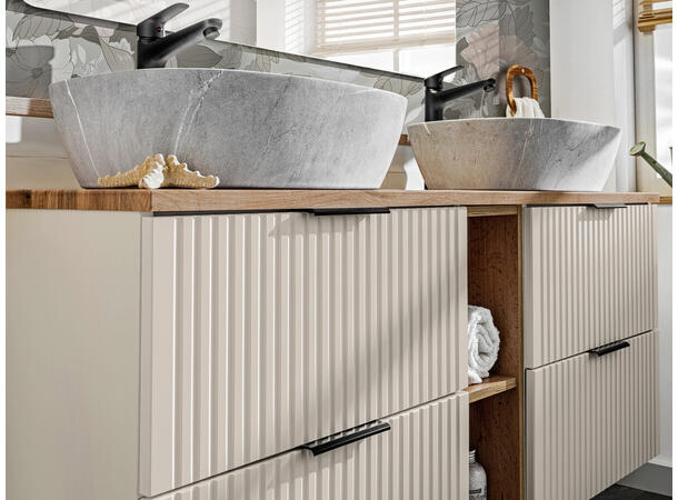 Servantskap ADEL CASHMERE  80 80x46x57 -  2 Skuffer