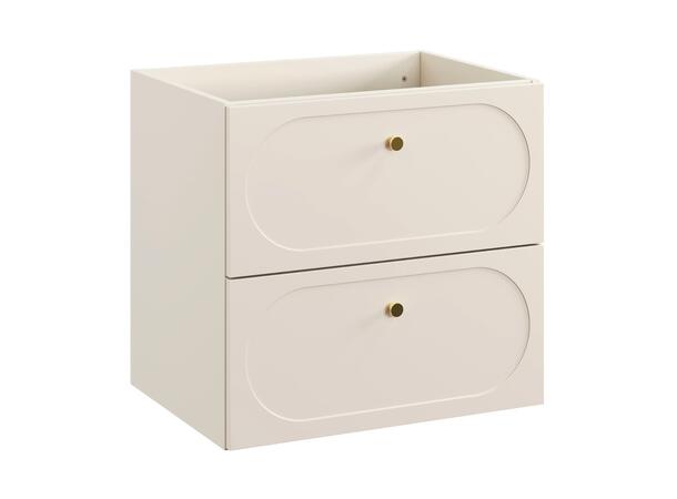 Servantskap DONNA SAND  60 cm 60x46x57 -  2 Skuffer