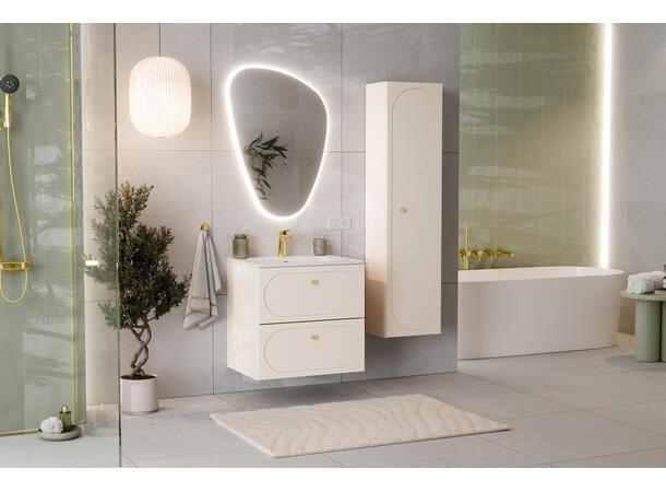 Servantskap DONNA SAND  60 cm 60x46x57 -  2 Skuffer