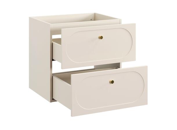 Servantskap DONNA SAND  60 cm 60x46x57 -  2 Skuffer