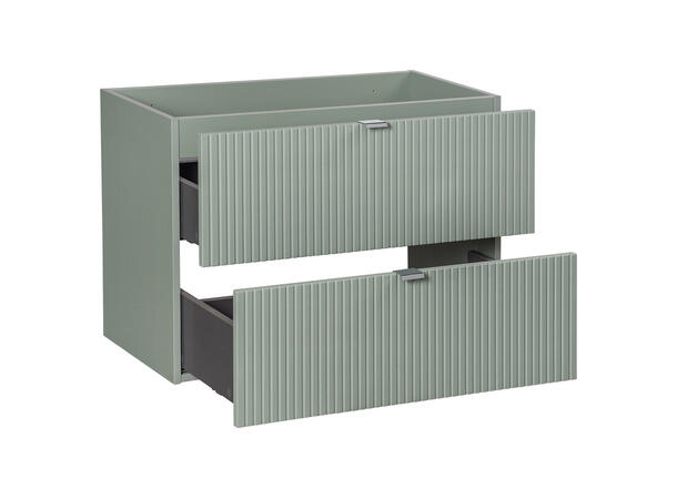 Servantskap LINE REED GREEN 80 cm 80x39x57 - 2 Skuffer