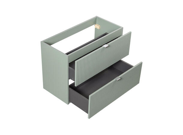 Servantskap LINE REED GREEN 80 cm 80x39x57 - 2 Skuffer