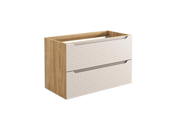 Servantskap LUXOR BEIGE  90 cm 90x46x57 -  2 Skuffer