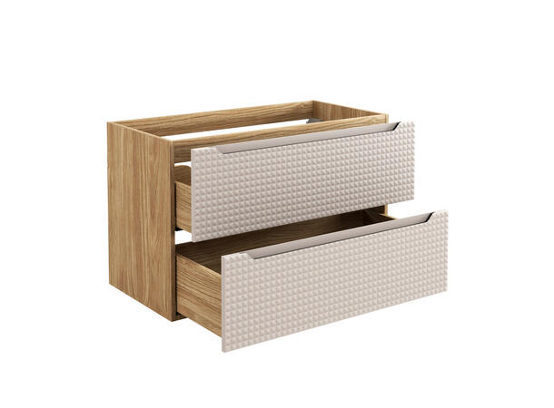 Servantskap LUXOR BEIGE  90 cm 90x46x57 -  2 Skuffer
