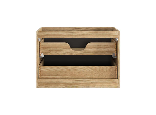 Servantskap LUXOR BLACK  80 cm 80x46x57 -  2 Skuffer