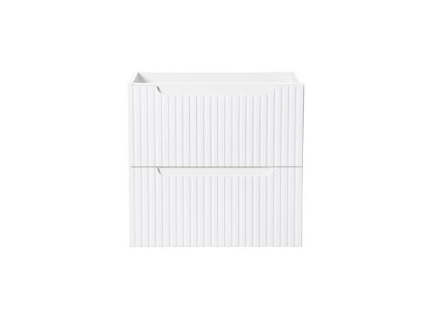 Servantskap NOVA WHITE 60 cm 60x39x57 - 2 Skuffer