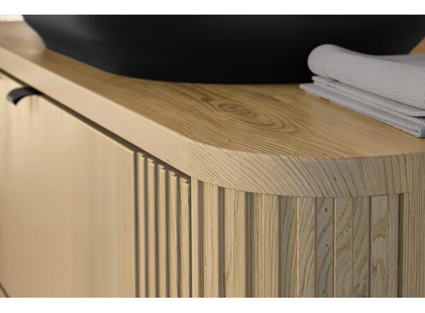 Servantskap OVALIA CREMONA 120 cm 120x46x52 -  2 Skuffer - Eik Cremona
