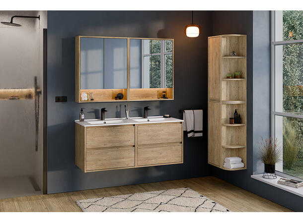 Servantskap VIOLA  CREMONA  60 cm 60x46x50 - 2 Skuffer