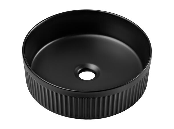 Toppmontert Servant  BEYOND 2 BLACK 36x12x36 cm - Svart matt