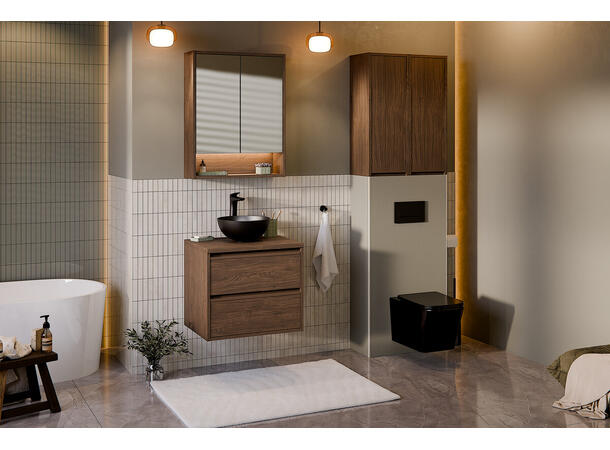 Underskap m/ benkeplate VIola VILLA 60 60x46x45 -  2  Skuffer Valnøtt