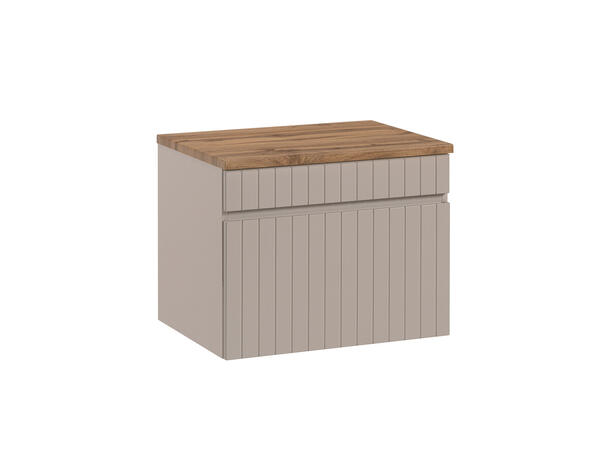 Underskap m/benkeplate ICONIC CASHMERE 60x46x45- 1 Skuff