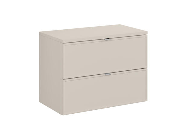 Underskap m/benkeplate  BELLA CASHMERE 80x46x57 - 2 Skuffer