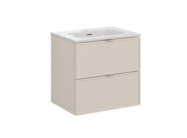 Underskap med servant BELLA CASHMERE 60 60x46x50 - 2 Skuffer
