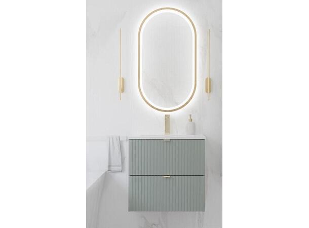 Underskap med servant LINE REED GREEN 60x39x57- Alt i én pakke