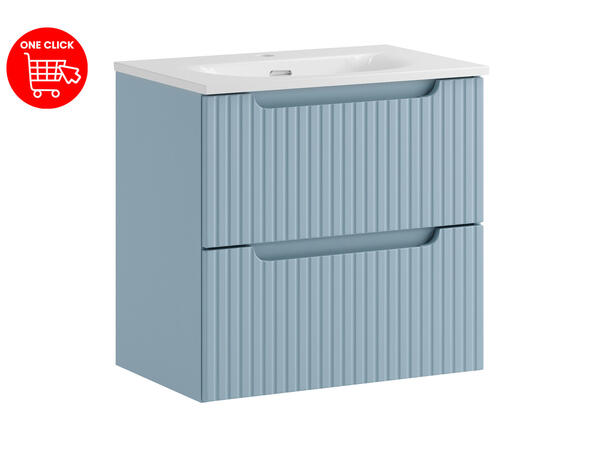 Underskap med servant Nova Denim 60 60x39x57 - 2 Skuffer