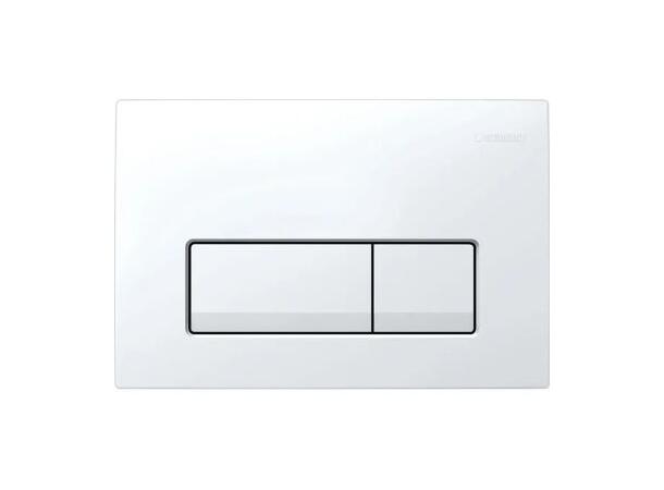 Betjeningsplate Geberit Delta Hvit