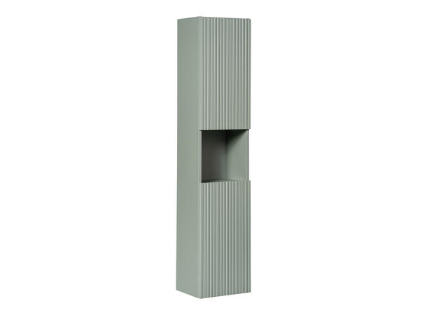 Høyskap LINE REED GREEN H = 140 cm  m/2 dør