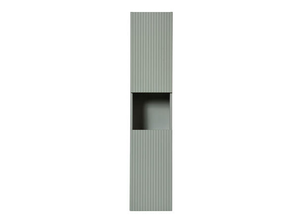 Høyskap LINE REED GREEN H = 140 cm  m/2 dør
