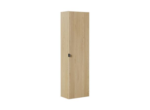 Høyskap OVALIA CREMONA H = 140 cm  m/1 dør- Eik Cremona